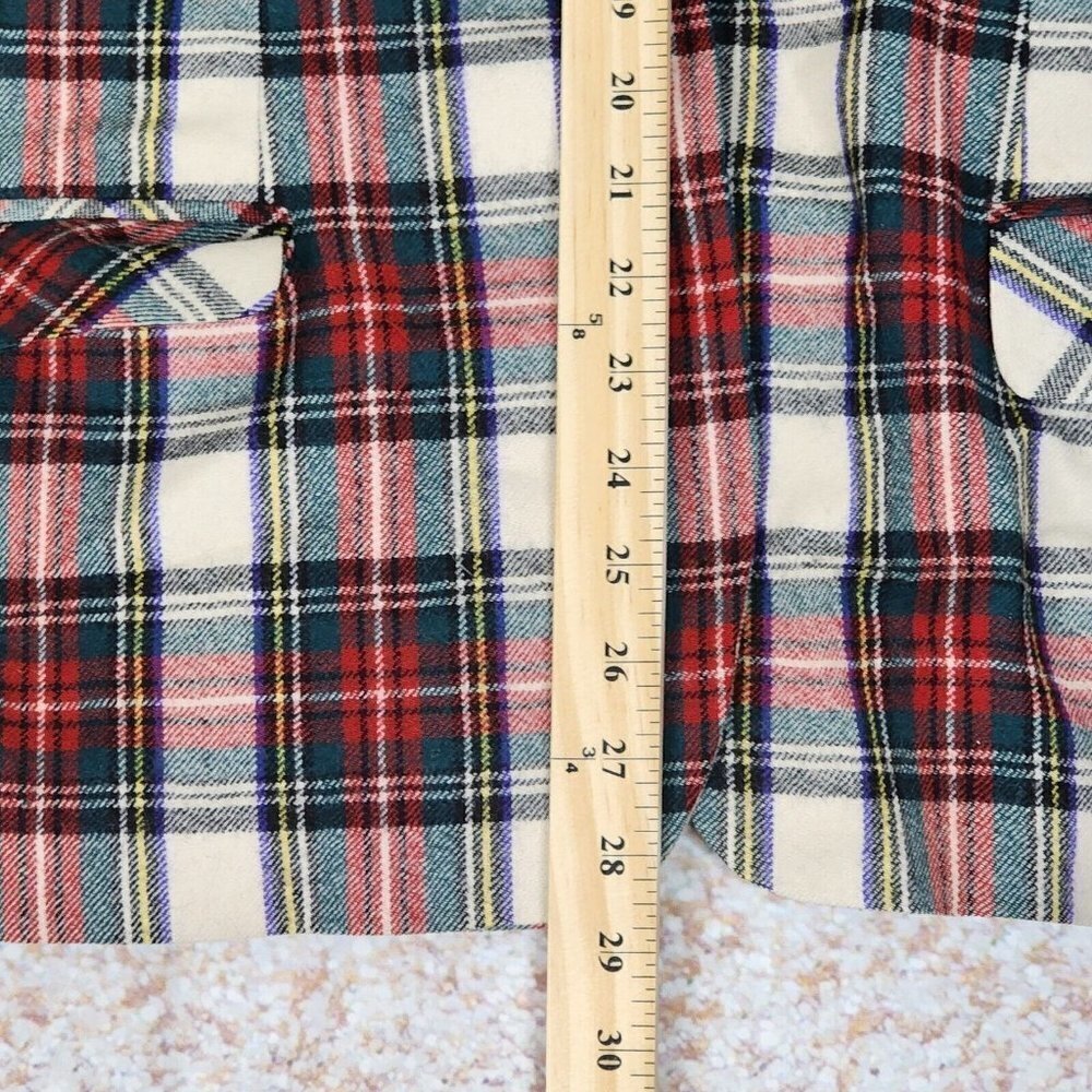 Giorgio Sant Angelo Wool Jacket Multi-Color Christmas Plaid Women's 14P - Picture 11 of 11